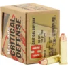 HORNADY CRITICAL DEFENSE AMMUNITION - 38 SPECIAL - 110 GRAIN FTX