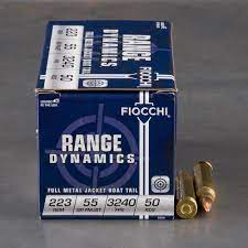 1000 Rounds of .223 Ammo by Fiocchi - 55gr FMJ