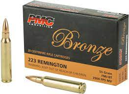 1000 Rounds of .223 Ammo by PMC - 55gr FMJBT