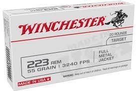 1000 Rounds of .223 Ammo by Winchester USA - 55gr FMJ