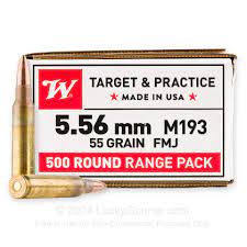 1000 Rounds of 5.56x45 Ammo by Winchester USA