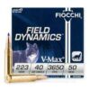 500 Rounds of .223 Ammo by Fiocchi - 40gr V-MAX