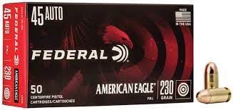 500 Rounds of 45 ACP Ammo by Federal American Eagle 500 Rounds of 45 ACP Ammo by Federal American Eagle
