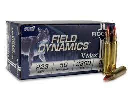 1000 Rounds of .223 Ammo by Fiocchi - 50gr V-Max