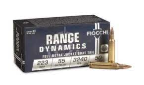 500 Rounds of .223 Ammo by Fiocchi - 55gr FMJ